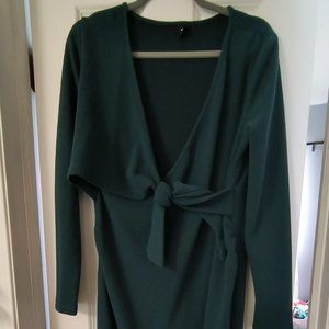 Waffle Knit maternity dress